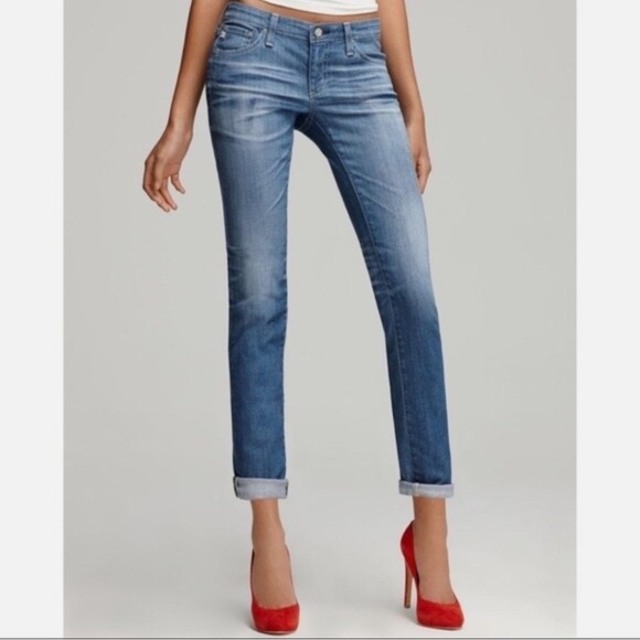 Ag Adriano Goldschmeid The Stilt Roll Up Jean - Picture 1 of 11